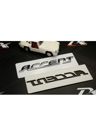 Hyundai Accent Bagaj Abs 3M 3D Yazı Logo  Amblem