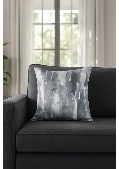 Duck Geo Kırlent Kılıfı Mavi 40x40 Mavi