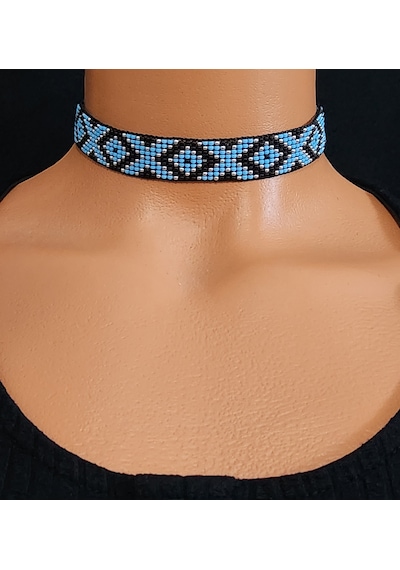 Harmel Jewelry Etnik Desen Dokuma Choker