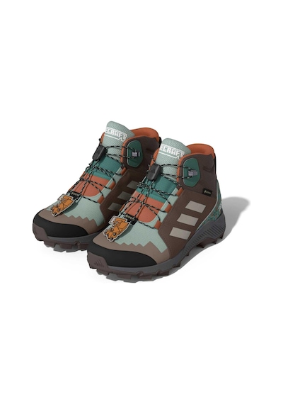 Kk1756-c Adidas Terrex Mıd Gtx Mınecraft K Çocuk Bot Ve Çizme Kahve Kk1756-c Kahve Yeşil