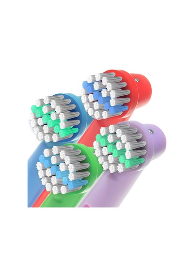 Tr Oral B Braun Elektrikli Diş Fırçası İçin Yedek Diş Fırçası Başlıkları - 8 Paket Çocuk Renkli Fırça Ba