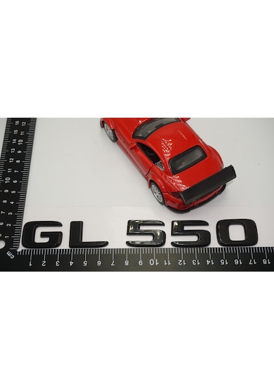GL 550 Bagaj Parlak Siyah ABS 3M 3D Yazı Logo