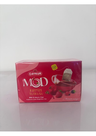 Çaykur Mod Kırmızı Tutku Bitki Çayı 20'li 40gr X2 Adet