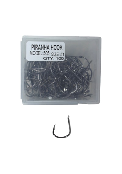 Prana Hook 505 Siyah -2/0-1/0-1-2-3-4-Iğne