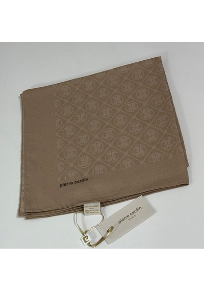 Pierre Cardin Elegans Monogram Eşarp - 1090750 -981 Camel Camel