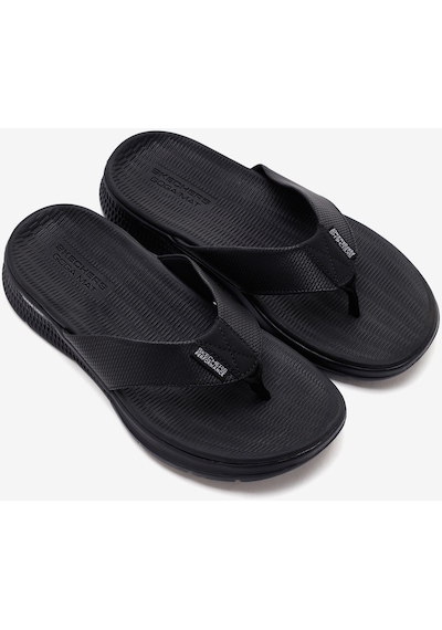 Skechers Go Consistent Sandal - Synthwav Erkek Siyah Parmak Arası Terlik 229035 Bbk Siyah