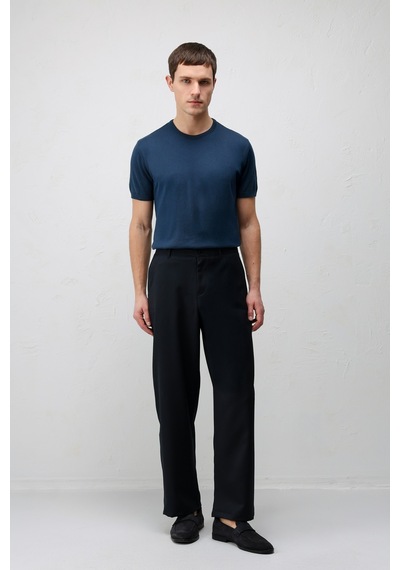 Antioch Comfort Slim Triko T-shirt İndigo