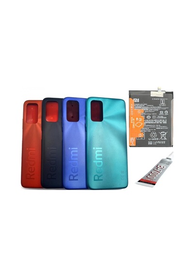 Redmi 9t Arka Batarya Kapağı ,batarya Ve B7000 Yap Kırmızı 78829315