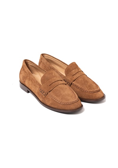 Sigaro Taba C270 Babet Kadın Diğer 2016 21 Chiara Bellini Split Suede Taba