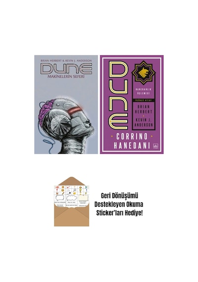 Dune: Makinelerin Seferi + Dune: Corrino Hanedanı Hanedanlık Üçlemesi Üçüncü Kitap