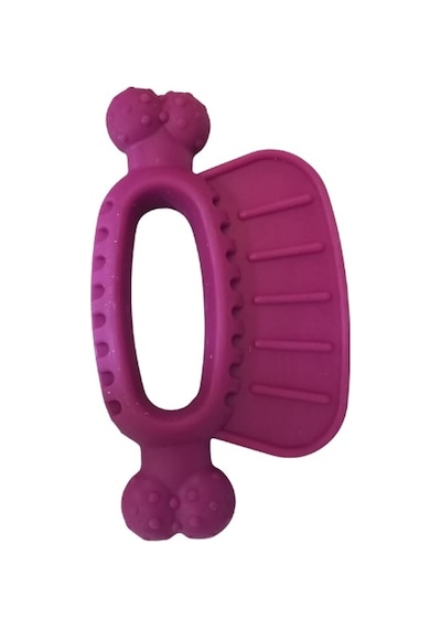 Plastik Eğitim Tutmalı Kemik 18 Cm Mor Mor