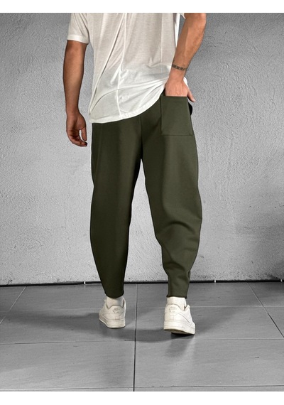 Cocopelli Cep Detaylı Haki Baget Pantolon Coc2500 Haki