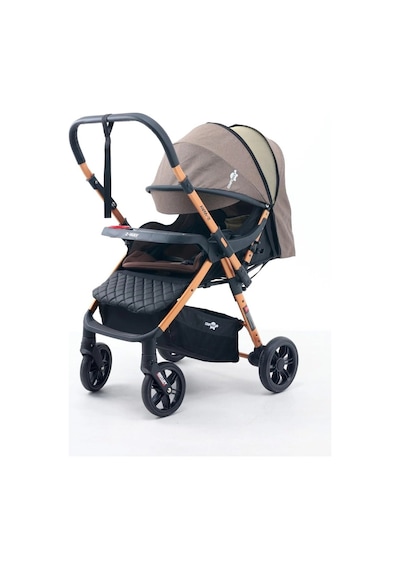 Comfymax 2-way Çift Yönlü Bebek Arabası Wood Brown