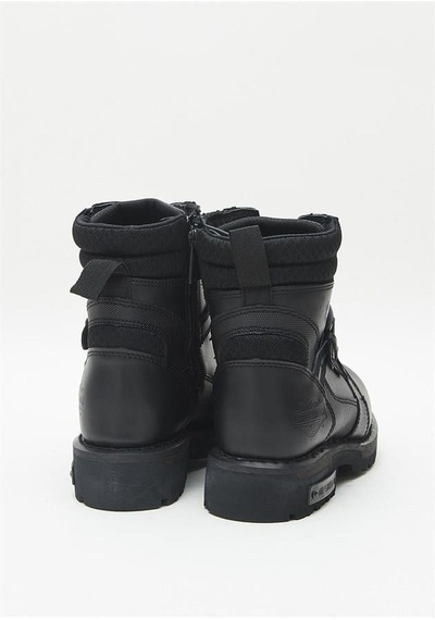 Harley Davidson Franco Waterproof Black Deri Erkek Bot Siyah