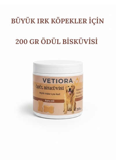 Büyük Irk Köpekler İçin Ödül Bisküvisi, Eğlenceli, Daha Konsantre Ve Lezzetli Eğitim, 200gr