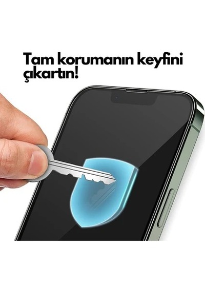 Abatech Apple Uyumlu iPhone 13 Mini Tam Kaplayan Ekran Koruyucu-kırılmaz Cam