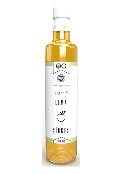 OG natural 2 Adet Organik Elma Sirkesi 500 Ml 500 ML