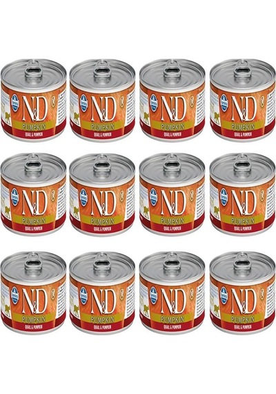 N&D Balkabakli ve Bildircinli Kedi Konservesi 12 x 70 G