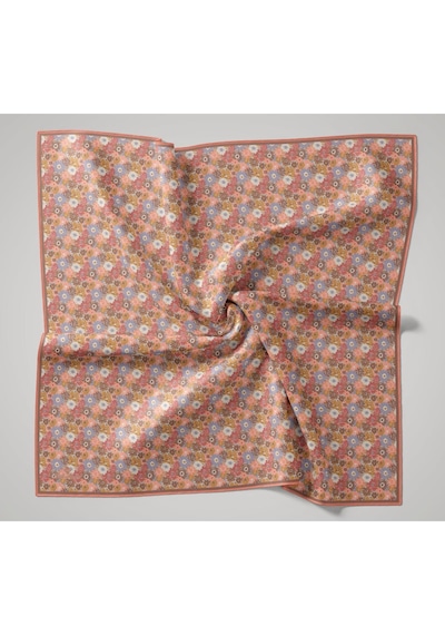 Silk Home Soft Eşarp 73092-20 Yavruağzı, Bebe Mavisi, Turuncu, Mocha Mousse