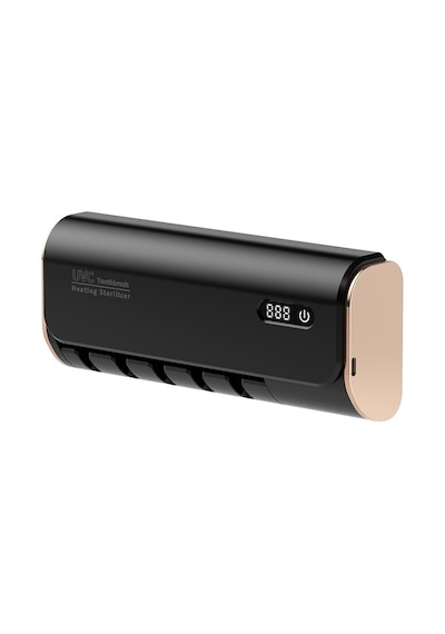Mioji UV5F Pro 2600mah Şarj Edilebilir Uv Sterilizatörü Diş Fırçası Tutucusu Siyah Siyah
