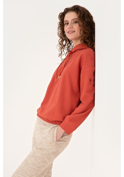 U.s. Polo Assn. Kadın Gül Kurusu Sweatshirt 50309464-vr026 Gul Kurusu