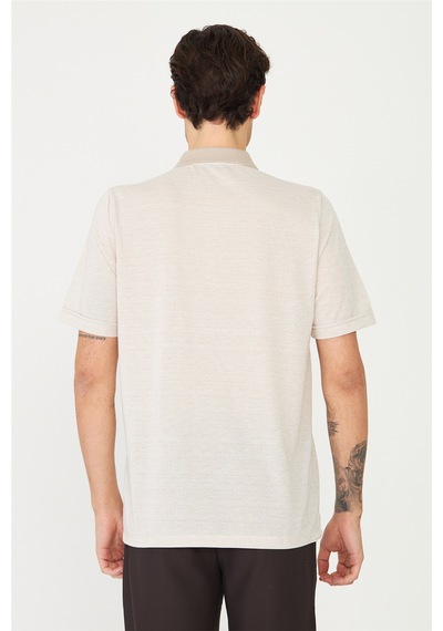 Taş Polo Yaka T-shirt Taş
