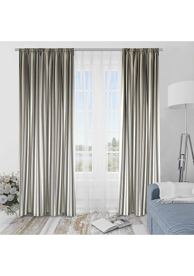 Premier Home Elit Canvas Fon Perde 170x260 Antrasi Antrasit
