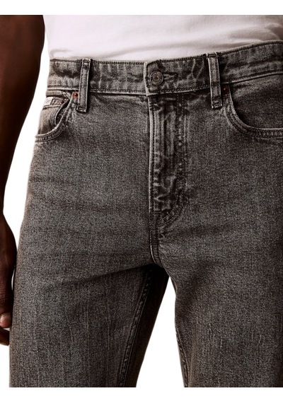 Calvin Klein Lv04rf928g Slim Taper Oyster Erkek Denim Pantolon Gri