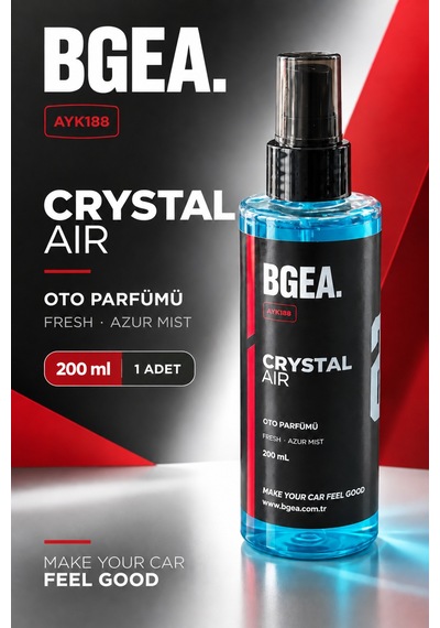 Bgea Crystal Air Oto Parfümü Fresh Azur Mist Sprey 200 Ml Bgayk188