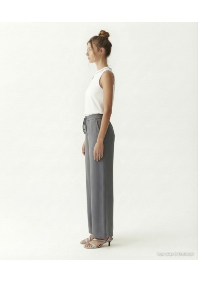 Yargıcı Wide Leg Normal Bel Pantolon 26ykpn3084p 059 Antrasit