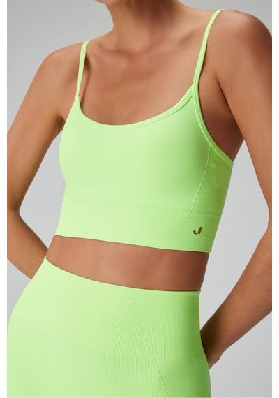 Jerf Gela Ayar Askılı Sport Bra Neon Yeşil 001