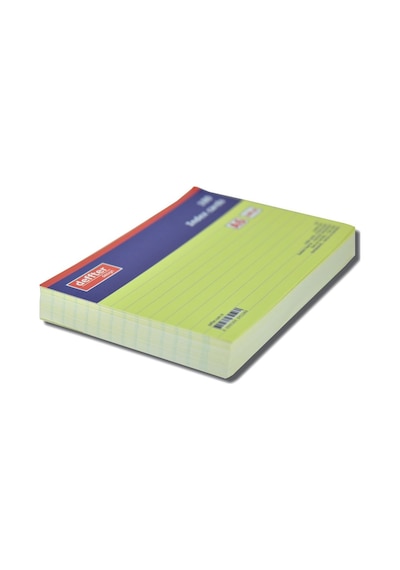 Deffter İndex Kartı A6 Sarı Çizgili 641260