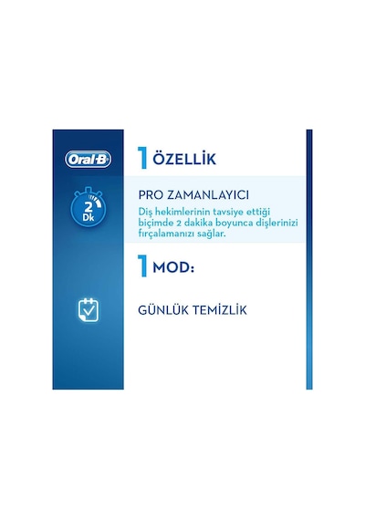 Oral-B Vitality D100 Cross Action Şarjlı Diş Fırçası Siyah