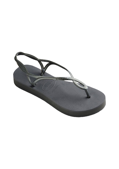 Havaianas Luna Flatform Grey Steel Kadın Terlik 4148600-5178-2179 Gümüş