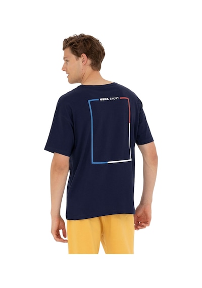 U.S. Polo Assn. Erkek Comfort Bisiklet Yaka Tişört Lacivert