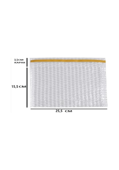 Balonlu Patpat Torba, Bantlı Baloncuklu Torba-zarf 15cm En X25cm Boy +5cm Kapak 25 Adet Diğer