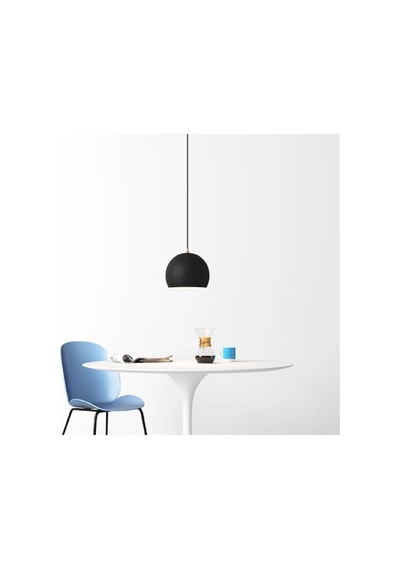 Riolight Modern Siyah Cafeler,oda,mutfak,yatak Başı İçin 1xe27 Tekli Metal Sarkıt Avize Çap:20cm Metal