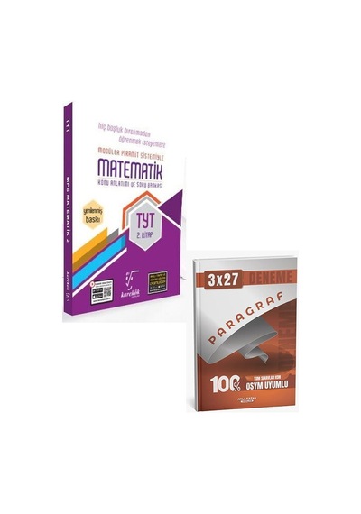 2027 Karekök 2027 Tyt Matematik Konu Anlatımı Ve Soru Bankası 2. Kitap+anla Kazan Paragraf Deneme