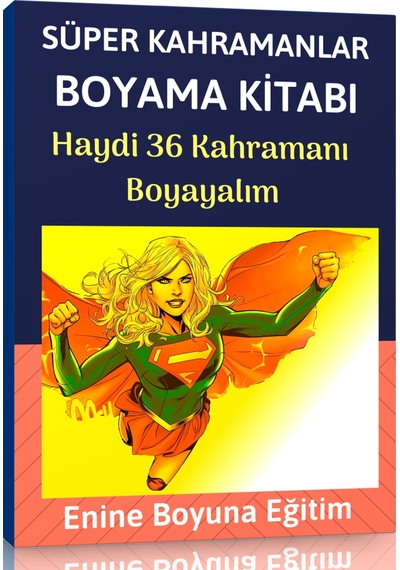 Süper Kahramanlar Boyama Kitabı