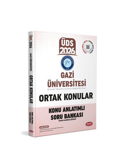 Data Üds Gazi Üniversitesi Ortak Konular Konu Anlatımlı Soru Bankası Data Yayınları