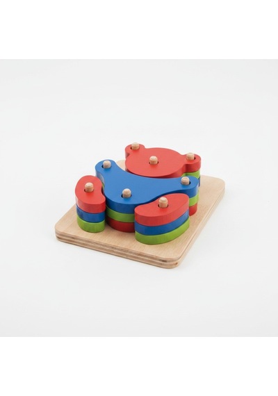 Ahşap Ayıcık Bul-tak Puzzle 13 Parça