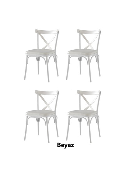 Sweethomemasasandaly 4 Adet Çapraz Bahar Sandalye