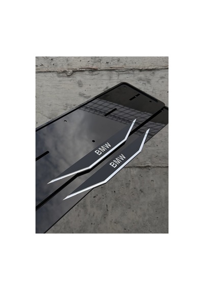 Bmw Gümüş Detaylı Full Pleksi Plakalık Premium Tasarım & Şık Görünüm - 864620441