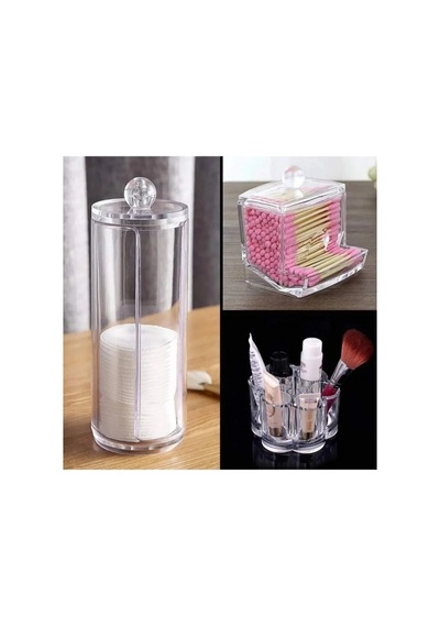 Ers 3'lü Makyaj Organizer Set Royaleks-ak504 Çok Renkli
