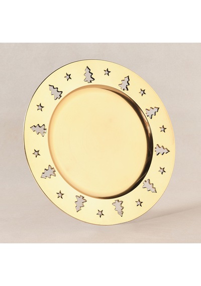 Karaca Home New Year Yılbaşı Tree Supla Gold 33 Cm Gold