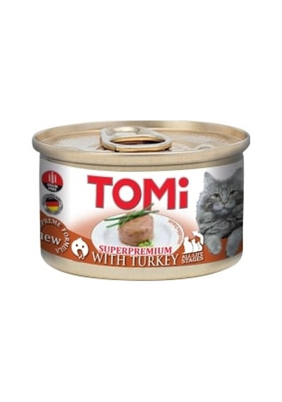 Tomi - 558 - Kedi Hindi Etli Yaş - Csmo-tex - Mama 85g