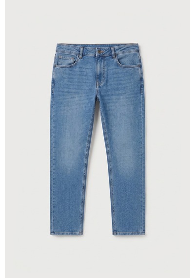 Defacto Pedro Slim Fıt Normal Bel Dar Paça Jean Pantolon G8471ax26smnm39 Mavi-nm39
