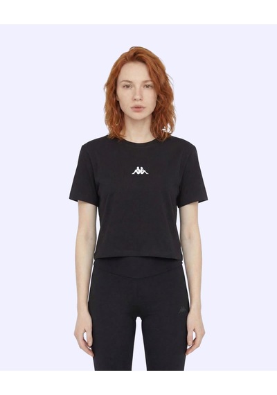 Kappa Khloe Tshirt Kadın Siyah Regular Tişört
