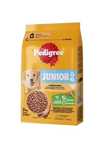 Pedigree Kümes Hayvanlı ve Sebzeli Yavru Köpek Maması 3 KG