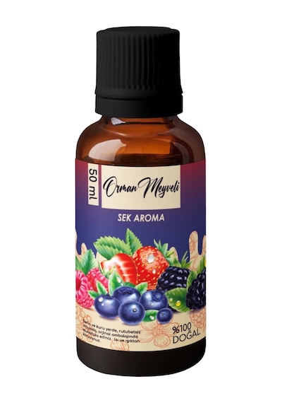 Sek Aroma Hazır Karışım Orman Meyveli Kiti - Hazır Karışım Orman Meyveli Aroması 50 ML - 5 L Uyumlu
